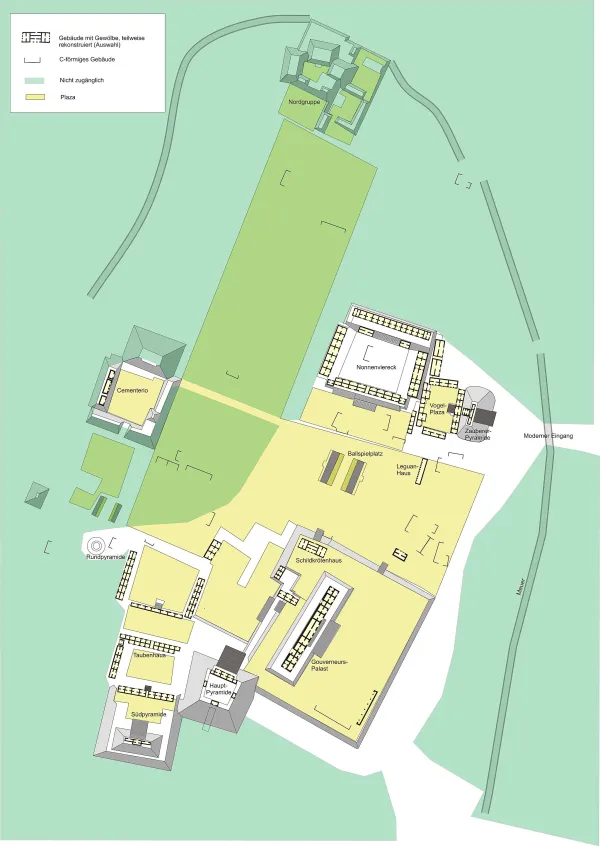 Map of Uxmal